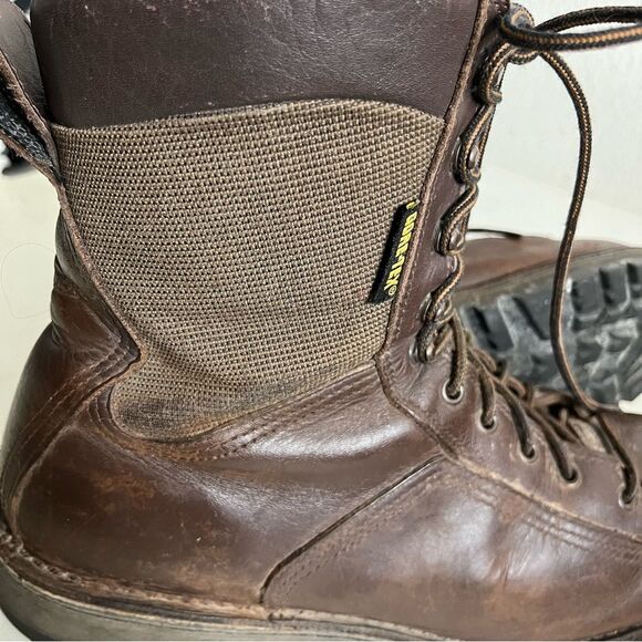 DANNER Pursuit Excel Mens Boots Gore Tex Brown Leather Work Boot Size 11.5 - Picture 7 of 10